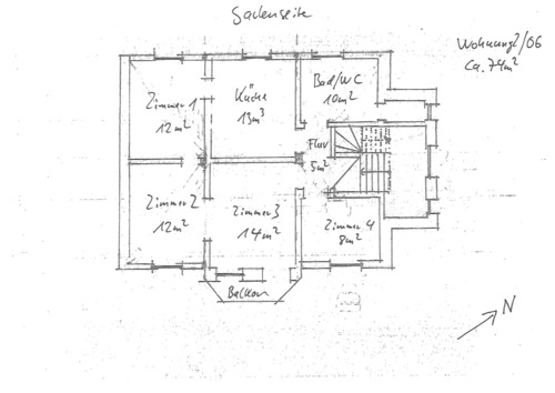 Foto - 4 Zimmer Etagenwohnung in Bernburg (Saale)