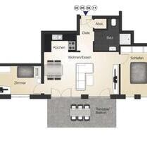 Moderne 3-Zimmer-Neubauwohnung mit Terasse in Schwenningen - Villingen-Schwenningen