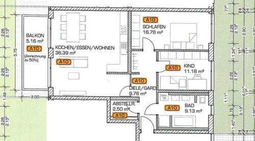 Foto - 3 Zimmer Etagenwohnung zur Miete in Straubing