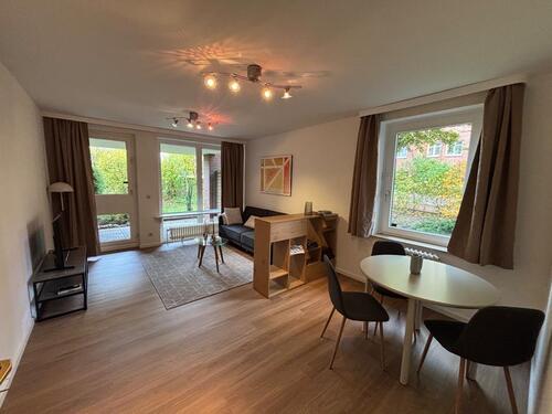 Foto - Möbliertes 1,5-Zimmer-Apartment mit Terrasse, Gartennutzung & TG