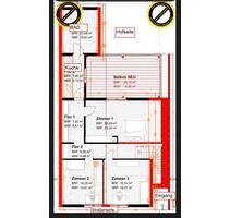 Hell sanierte 3 Zimmer Wohnung mit großem Balkon in ruhiger Lage - Waghäusel