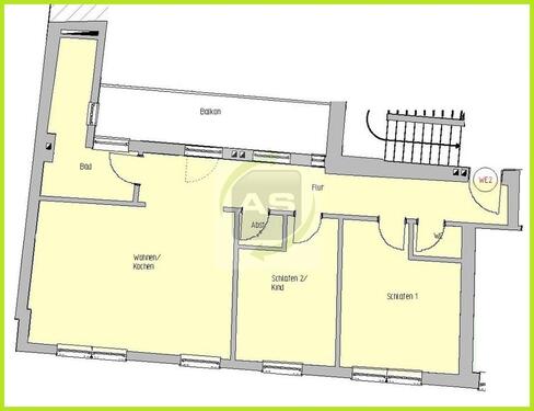 Foto - Etagenwohnung zur Miete in Zwickau