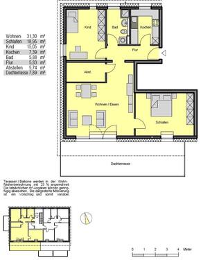 Foto - 3 Zimmer Etagenwohnung zur Miete in Frankfurt am Main