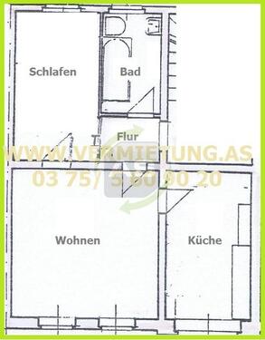 Foto - Etagenwohnung zur Miete in Zwickau