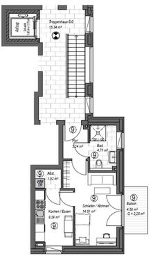Foto - 1 Zimmer Etagenwohnung in Lilienthal