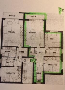 Foto - 3 Zimmer Wohnung 78 m² Fredenbeck zu vermieten