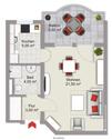 Foto - 1 Zimmer Etagenwohnung zur Miete in Altötting