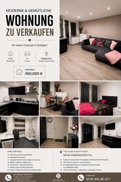 Foto - Moderne 3-Zimmer-Eigentumswohnung - Stuttgart Süd Marienhospital