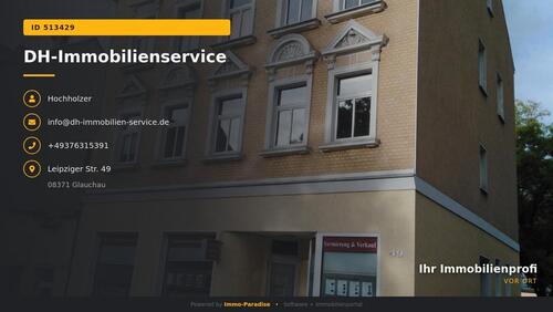 Foto - 4 Zimmer Dachgeschoßwohnung zur Miete in Glauchau