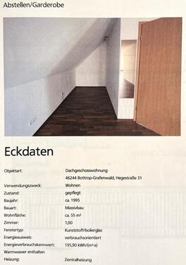 Foto - 1 Zimmer Etagenwohnung zur Miete in Bottrop