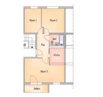 3 - Raum - Wohnung - 480,00&nbsp;EUR Kaltmiete, ca.&nbsp; 57,00&nbsp;m&sup2; in Cottbus (PLZ: 03046)