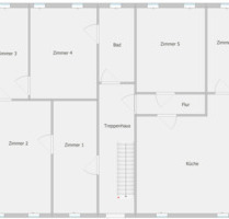 Kauf: 6 Zi. Wohnung (120 m²) & separates Grundstück – 49.999€ VB - Odenbach