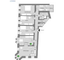 Voll möblierte 5-Zimmer Wohnung in Mauritz Mitte - Münster Mitte-Nordost