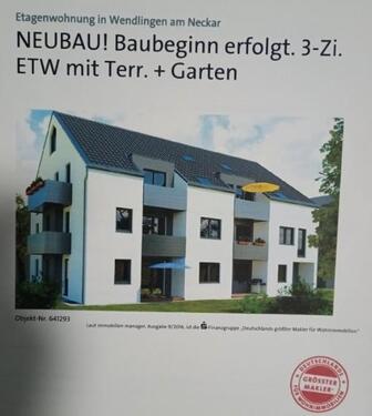 Foto - Moderne 3,5-Zi. EG-Wohnung mit Garten in Wendlingen