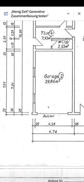 Foto - Große Garage 29 qm in Salzgitter Thiede