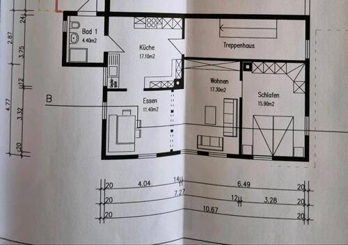 Foto - 2 Zimmer Dachgeschoßwohnung zur Miete in Pliezhausen