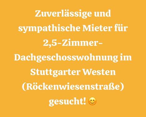 Foto - Helle 2,5-Zimmer-DG-Wohnung im Stuttgarter Westen zu vermieten