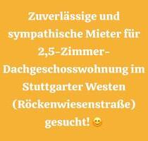 Helle 2,5-Zimmer-DG-Wohnung im Stuttgarter Westen zu vermieten