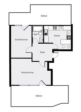 Foto - 2.5 Zimmer Dachgeschoßwohnung zur Miete in Stuttgart