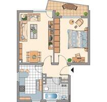 Gut geschnittene 2,5 Zimmer mit modernem Wannenbad und Balkon - Gelsenkirchen Gelsenkirchen-Mitte