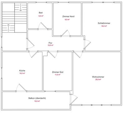 Foto - 4 Zimmer Etagenwohnung zur Miete in Ascha