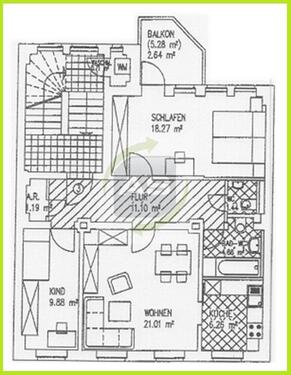 Foto - Etagenwohnung zur Miete in Zwickau