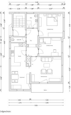Foto - Wohnung zu vermieten - Rosenfeld–Heiligenzimmern - 88 m² EG