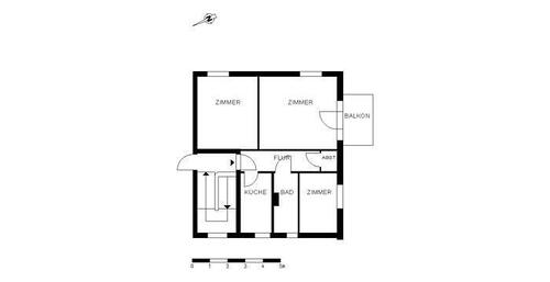 Foto - 2.5 Zimmer Dachgeschoßwohnung zur Miete in Bremen