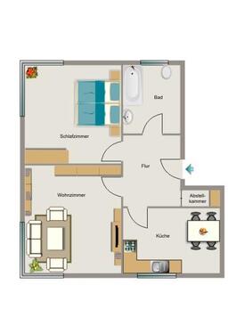 Foto - 2 Zimmer Etagenwohnung zur Miete in Recklinghausen