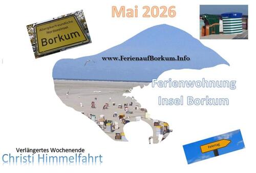 Foto - Ferienwohnung Insel Borkum 12.05.-16.05.26 Chr. Himmelfahrt
