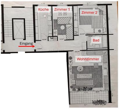 Foto - 5 Zimmer Etagenwohnung zum Kaufen in Karlsruhe