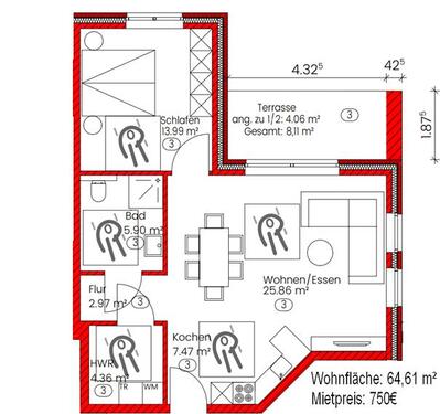 Foto - Etagenwohnung in Papenburg