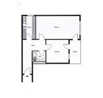 Helle 2-Zimmer-Wohnung mit Balkon, 11. OG in Heppenheim - Heppenheim (Bergstraße)