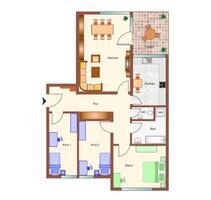 Gepflegte Wohnung mit 4 Zimmer und Balkon - Germering