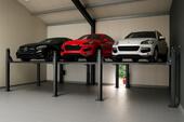 Foto - Stellplätze PKW Hebebühne Modern Stellplatz Halle