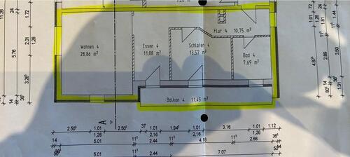 Foto - 2 Zi Wohnung zur Miete - 580,00&nbsp;EUR Kaltmiete, ca.&nbsp; 73,00&nbsp;m&sup2;
