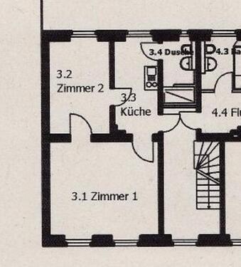 Foto - 2 Zimmer Etagenwohnung zur Miete in Wolgast