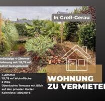 Großzügige 4-Zimmer-Wohnung mit 115,78 m² – Garten + Terrasse - Groß-Gerau