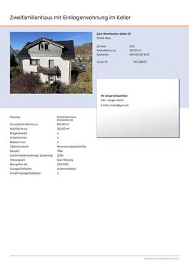 Foto - Einfamilienhaus zum Kaufen in Olpe