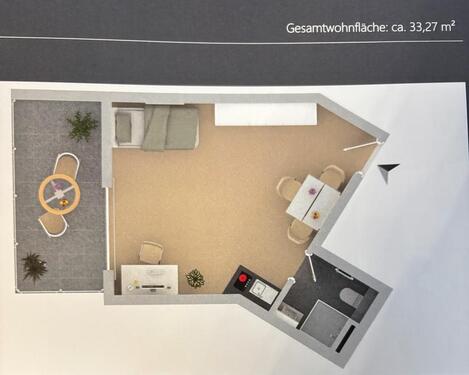 Foto - 1 Zimmer Wohnung in VS-Schwenningen