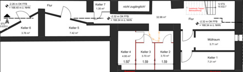 Foto - LagerraumKellerabteil - Adalbertsteinweg (Josefskirche)