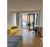 Vermiete 1,5 Zi-Wohnung mit Balkon Stuttgart Süd