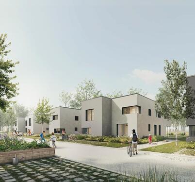 Foto - Doppelhaushälfte Holz KfW 40 Neubau