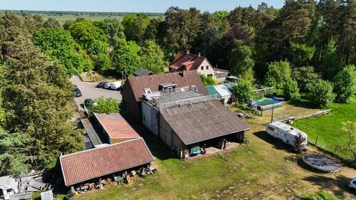 Foto - Anwesen 16000qm 2 Häuser Werkstatt Teich Wiesen Wald Burgwedel