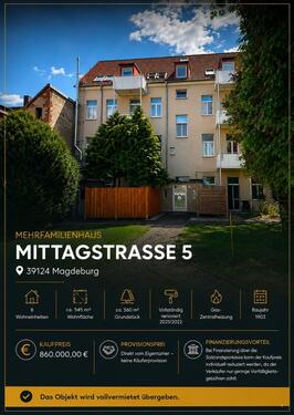 Foto - Mehrfamilienhaus 8 Wohneinheiten in Magdeburg MFH Provisionsfrei