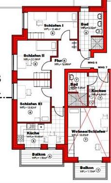 Foto - 1 Zimmer Etagenwohnung zur Miete in Oldenburg