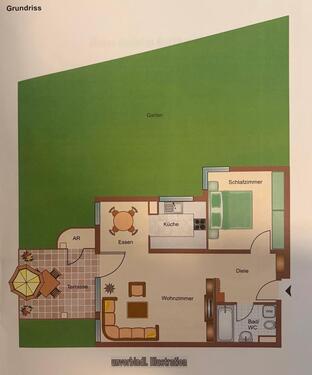 Foto - Helle 2,5-Zi.-Wohnung Maichingen mit EBK Terrasse & Gartenanteil