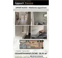 Neubau 1 Zi. möbiliertes Appartment nähe Uniklinik Augsburg