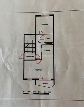 Foto - 2 Raum Wohnung zum 1.01.26 - 255,00 EUR Kaltmiete,
