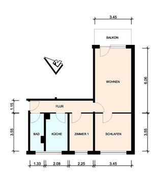 Foto - Etagenwohnung zur Miete in Crivitz